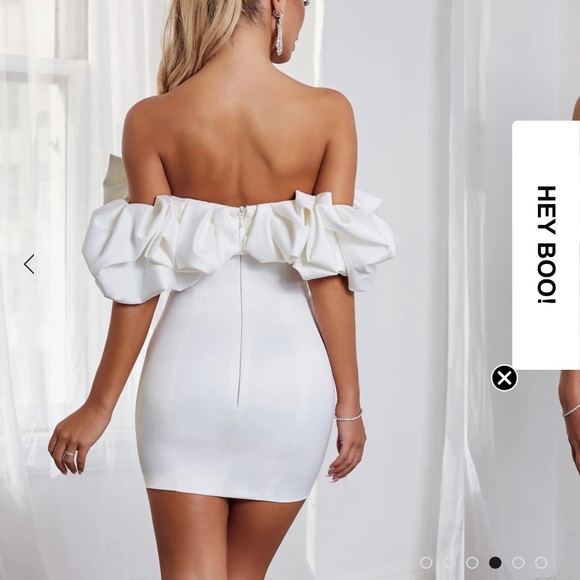 Allie Mini Dress - White